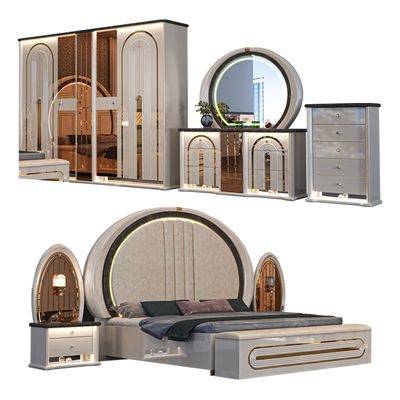 Chambre a Coucher Complet Turkish Bedroom Sets Furniture king Size Bed Royal Wooden Frame Modern Luxury Bedroom Furniture Set