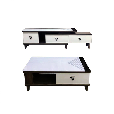 Villa Apartment Hotel TV Stand E1 Papan MDF Lemari TV Kaca