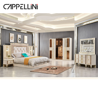 Perabot Kamar Tidur Turki Cappellini Set Furnitur Kamar Tidur Modern MDF Tahan Lama
