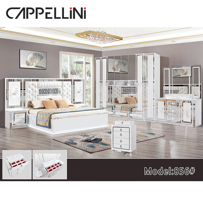 Perabot Kamar Tidur Turki Cappellini Set Furnitur Kamar Tidur Modern MDF Tahan Lama