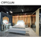 Cappellini Hotel Modern Bedroom Furniture Set Kayu / MDF / PU Kulit ODM OEM