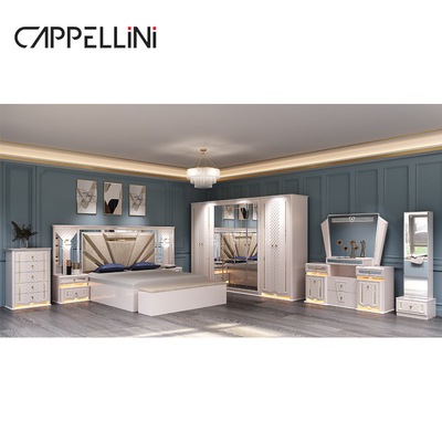 Desain Modern Kayu Frame Double King Size Set Tempat Tidur Mewah Rumah Klasik Kayu Mewah Mdf Set Kamar Tidur Lengkap Furnitur