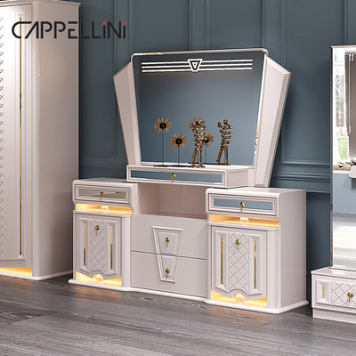 Desain Modern Kayu Frame Double King Size Set Tempat Tidur Mewah Rumah Klasik Kayu Mewah Mdf Set Kamar Tidur Lengkap Furnitur