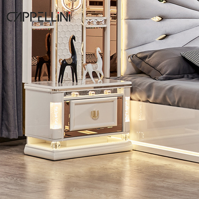 Luxury Royal Modern Wood Frame Double King Size Bed Headboard Kulit Rumah Klasik Ratu Kayu Furnitur Kamar Tidur Lengkap
