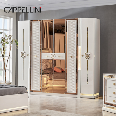 Luxury Royal Modern Wood Frame Double King Size Bed Headboard Kulit Rumah Klasik Ratu Kayu Furnitur Kamar Tidur Lengkap