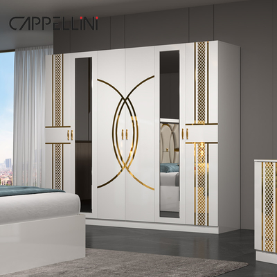 Grosir Murah Harga Mewah Kayu Ukuran Raja Kulit Tempat Tidur Double Master Room Rumah Mewah Full Mdf Set Kamar Tidur Furnitur