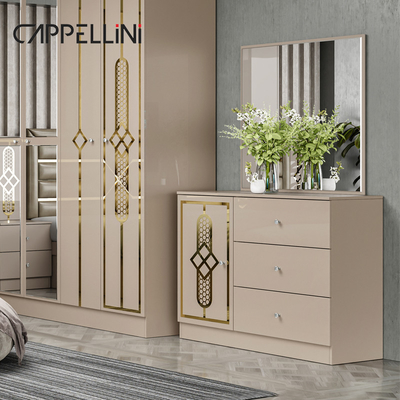 Harga Murah Ukuran Ratu Papan Kepala Kayu Modern Kulit Kamar Tidur Rom Suite Mewah Ukuran Raja Mdf Set furnitur kamar tidur lengkap