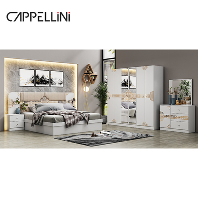 Grosir Harga Murah Classic Ratu Kulit Tempat Tidur Mewah Rumah Lain Ukuran penuh Raja Kayu furnitur kamar tidur Set