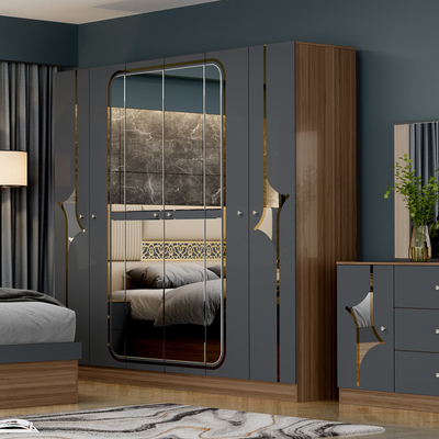 Grosir Harga Murah Turki Double King Kamar Tidur Rumah Kayu Frame Mdf Modern Mewah Full Size Kamar Tidur Furniture Set