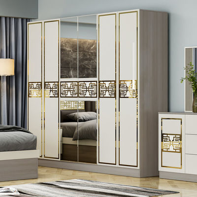 Modern sederhana Kayu Frame Ukuran Raja ranjang Kamar master lengkap Rumah ganda Mewah Modern furnitur kamar tidur Set