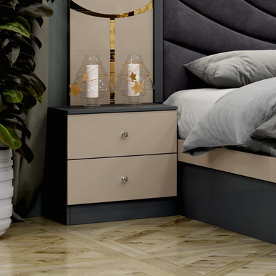 Grosir Murah Frame Kayu Mewah Set Ranjang Ukuran Raja Ganda Modern Rumah Turki Kayu MDF Set Kamar Tidur Lengkap Perabotan