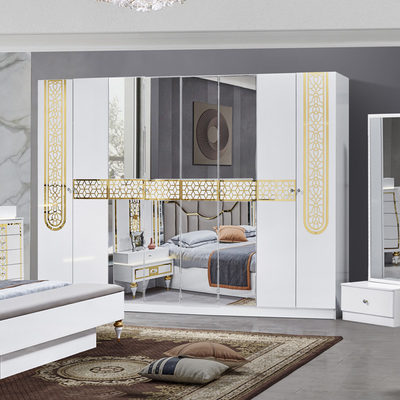 Kualitas Tinggi Grosir Kayu Frame Double Bed Master Kamar King Size Kayu Modern Mewah Set Kamar Tidur Lengkap Furnitur
