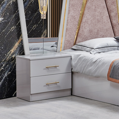 Foshan Grosir Kayu Frame Double Kulit Ukuran Raja Bed Suite Rumah Kayu Ratu Full Murah Modern Meubel Kamar tidur mewah Set