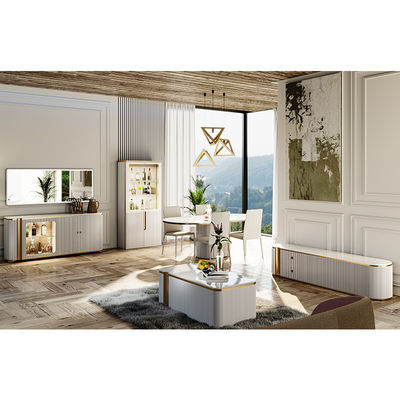 Desain Sederhana Kaca Putih Tampilan Wine Rack Furnitur Ruang Makan Modern Mewah Ruang Tamu Kayu Rumah Bar Wine Cabinet