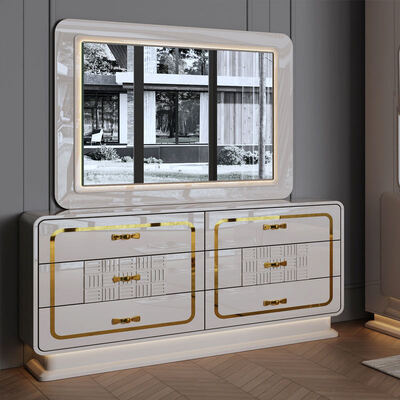 Set Kamar Tidur Lengkap Mewah Modern Royal Kayu Ukuran King Tempat Tidur Rumah Kamar Bingkai Ganda Kayu Set Furnitur Kamar Tidur