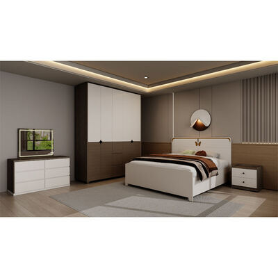 Modern 3 5 Star Hotel Set Kamar Tidur Lengkap Tempat Tidur Kayu Ranjang Double Home Storage Spacing Saving King Size Luxury Bedroom Furniture Set