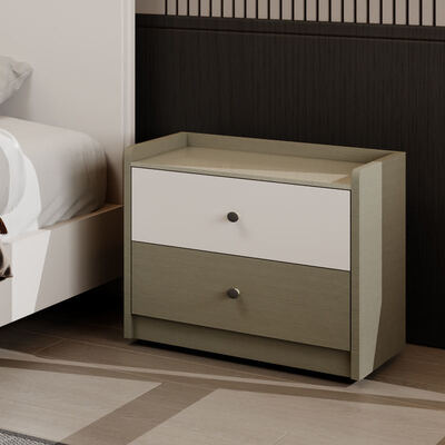 Ukuran Raja Ruang tidur utama lengkap dalam kayu klasik dengan penyimpanan, minimalis yang nyaman furnitur kamar tidur modern mewah