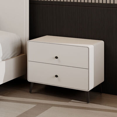 Premium King Size Set Kamar Tidur Kayu dengan Storage, Menawarkan Suasana Minimalis yang Nyaman untuk Kamar Tidur Modern Mewah