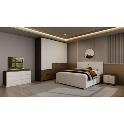 Kamar Tidur Minimalis Klasik Kayu Ukuran Raja Set dengan Storage Complete Master Meubel Kamar Tidur Modern Mewah