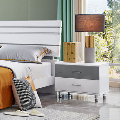 Furnitur Kamar Tidur Set Master Klasik Kayu Ukuran Raja Penyimpanan Nyaman Berkualitas Tinggi Minimalis Mewah Furnitur Modern Kamar Tidur