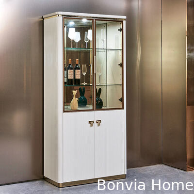 Set Meja Makan Kayu Putih Mewah Modern 6 Kursi Set Furnitur Lengkap Penyimpanan Rumah Meja Makan Kayu Besar dan Set Kursi