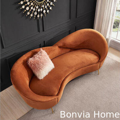 Desain Modern 3 Seater Leisure Sofa ruang tamu Sofa Set Bagian Furnitur Rumah Mewah Lounge Velvet Kain Sofa