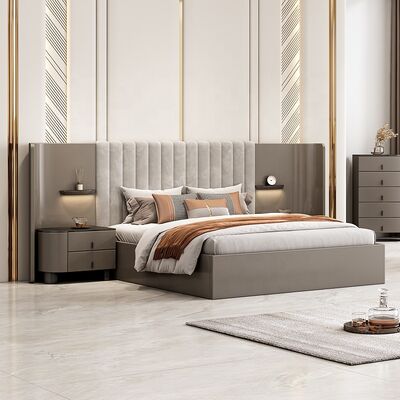 Juego De Muebles Para Dormitorio Modern Furniture Set Kamar Tidur Hotel Mewah Master Kamar Raja Ukuran Tempat Tidur Rumah Furniture Set Kamar Tidur