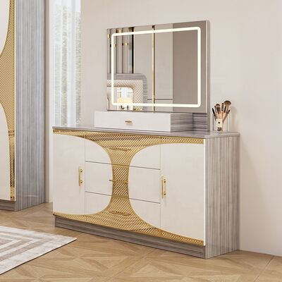 Foshan Grosir Murah Set Kamar Tidur Turki Raja Ukuran Bed Frame Mewah Ruangan Rumah Suite Kayu Modern Furniture Set Kamar Tidur