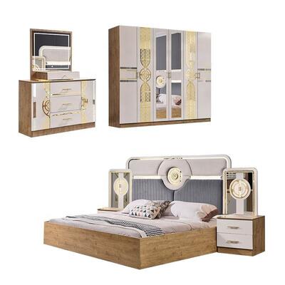 Chambre a Coucher Kompleks Set Kamar Tidur Turki Murah Grosir Ruang Guru Ukuran Raja Tempat Tidur Kayu Modern Furniture Set Kamar Tidur Belum ada ulasan