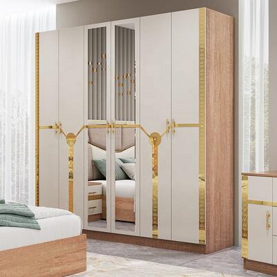 Meuble De Chambre Modern furnitur kamar tidur Set king Size Bed Frame Kayu Rumah Mewah lengkap furnitur Turki set kamar tidur
