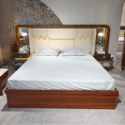 Foshan Grosir Mewah Set Kamar Tidur Lengkap 5 Piece King Size Bed Suite Frame Kayu Turki Modern Furniture Set Kamar Tidur