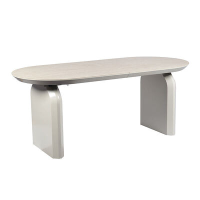 Foshan Grosir Kayu Meja Makan Luxus Extendable Adjustable Convertible Meja Makan Furnitur Rumah Meja Makan Lipat