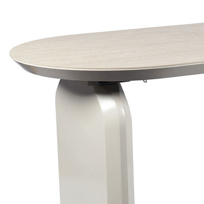 Foshan Grosir Kayu Meja Makan Luxus Extendable Adjustable Convertible Meja Makan Furnitur Rumah Meja Makan Lipat