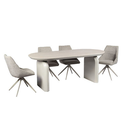 Foshan Grosir Kayu Meja Makan Luxus Extendable Adjustable Convertible Meja Makan Furnitur Rumah Meja Makan Lipat