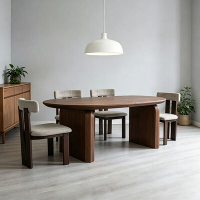 Meja Makan Modern Kayu Lipat yang Dapat Diekstensi Meja Makan Furnitur Ruangan Makan Rumah Nordik Restoran Rumah Mewah Meja Makan Luxus yang Dapat Diekstensi