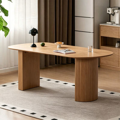 Grosir Meja Makan Kayu Modern Dapat Diperpanjang Furnitur Ruang Makan Lipat Meja Makan Sederhana Bulat Dapat Disesuaikan