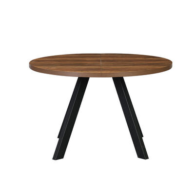 Grosir Meja Makan Kayu Modern Dapat Diperpanjang Furnitur Ruang Makan Lipat Meja Makan Sederhana Bulat Dapat Disesuaikan