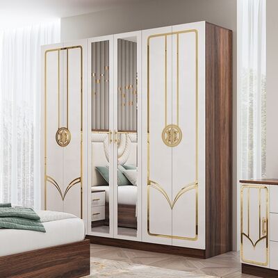 Set Furnitur Kamar Tidur Turki Murah Grosir Cina Bingkai Kayu Mewah Ukuran King Tempat Tidur Ganda Penuh Set Kamar Tidur Mewah Modern