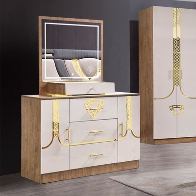 Ensemble Lit Armoire Et Coiffeuse Turkish Furniture Set Kamar Tidur Mewah Ukuran Raja Kamar Tidur Set Furnitur Modern Kayu