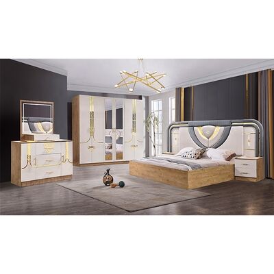 Ensemble Lit Armoire Et Coiffeuse Turkish Furniture Set Kamar Tidur Mewah Ukuran Raja Kamar Tidur Set Furnitur Modern Kayu