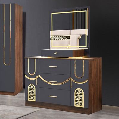 2026 Gaya Turki Kamar tidur mewah Set king Size Bed Suite Master Room Frame Kayu Murah Grosir Modern furnitur kamar tidur Set
