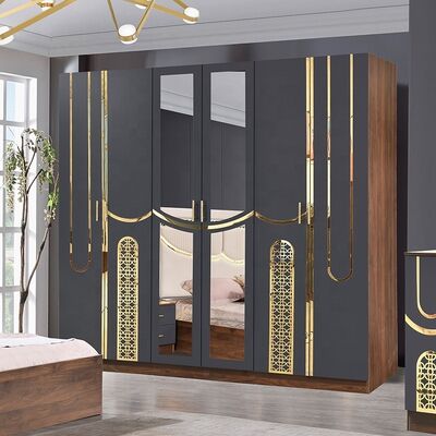 2026 Gaya Turki Kamar tidur mewah Set king Size Bed Suite Master Room Frame Kayu Murah Grosir Modern furnitur kamar tidur Set