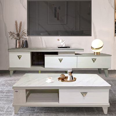 Villa Apartment Hotel TV Stand E1 Papan MDF Lemari TV Kaca