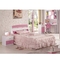 Perabotan Kamar Tidur Anak Lucu MDF Putih Merah Muda 960mm