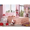 Cappellini Pink Putih Set Kamar Tidur Anak Putri Furnitur Anak-anak 5pcs