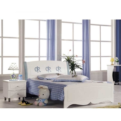 MDF PU Kaca Biru Anak Laki-laki Kamar Tidur Anak Set 961 OEM