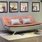 1,9m Terungkap Tempat Tidur Sofa Fungsional Lebar 1,2m Sofa Furnitur Kayu Solid