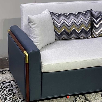 Sofa Sofa Tidur Sectional Lipat Dengan Kursi 180cm