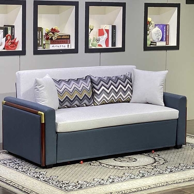 Sofa Sofa Tidur Sectional Lipat Dengan Kursi 180cm