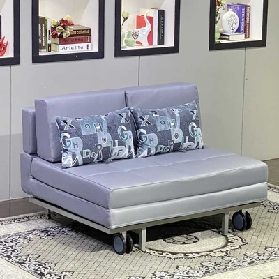 120cm 150cm Tempat Tidur Single Tempat Tidur Sofa Fungsional Dengan Bantal Bawah ODM